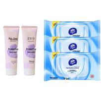 Meijiangjing Protective Hand Cream & Vinda Wet Wipes Bundle white