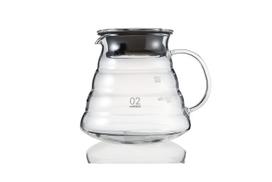 HARIO V60 Glass Server 600 Clear 600ml For 2-5 Cups Microwaveable Made in Japan XGSR-60-TB white