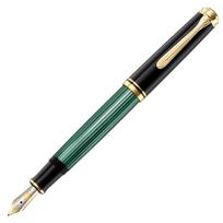 Pelikan plunksnakotis F plonu plunksnakočiu žaliu dryžu Souveraine M600 įprastas importuotas produktas