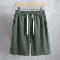 Didelio dydžio 4XL-11XL Vasarinės laisvos šortai Vyriški drabužiai Juosmuo su gumyte Laisvalaikio šortai 5XL(90kg-100kg) žalia