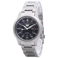 „Seiko 5“ automatinis SNK809 SNK809K1 SNK809K 21 Jewel vyriškas laikrodis juoda