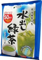 Kunitaro Uji Matcha Cold Brew Green Tea, 3.5g x 50 Tea Bags x 2 beige