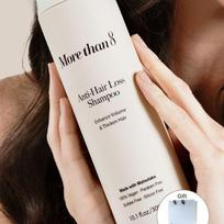 morethan8 hair loss volume shampoo 300ml Add More Than Eight Shopping Bag (21x10x22) black