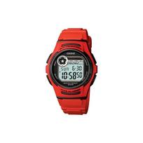Casio Collection Madingas ir universalus Kvarcinis mechanizmas Dervos apyrankė Japoniškas ir korėjietiškas laikrodis Vyriškas laikrodis Pilkas ciferblatas W-213-4AV pilka spalva