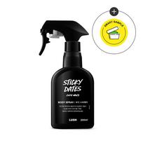 [Lush] Lipni datulė 200 ml kūno purškiklis black
