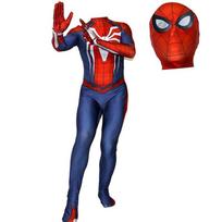 PS4 Insomniac Žmogus-voras Cosplay Kostiumas 3D Spausdintas Suaugusiems Vaikams Spidey Zentai Kostiumas Su Išskirtiniu Meistriškumu Ir Kvėpuojančiu Lėkštės Medžiaga 190 blue