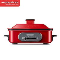 Morphyrichards Multi-function Electric Hot Pot CN plug (adapter included) red