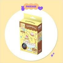 Sanrio veikėjai spindintys Kuromi My Melody Pom Pom Purin Cinnamoroll dėlionė 108 vnt Shining Pom Pom Purin beige