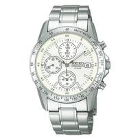 [Seiko laikrodis] Laikrodis Seiko Selection vyriškas kvarcinis chronografinis laikrodis SBTQ039 sidabras white