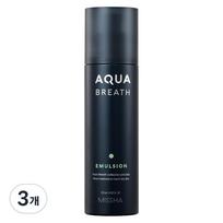 Missha For Men Aqua Breath Emulsion Lotion, 3 packs, 125ml black