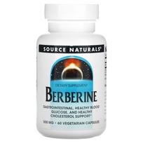 „Source Naturals“, berberinas, 500 mg, 60 vegetariškų kapsulių