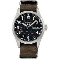 Seiko 5 Sports SRPJ85K1 Juodas ciferblatas Automatinis vyriškas laikrodis 36mm ruda