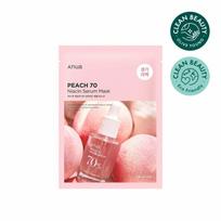 Anua Peach 70 Niacin Serum Mask Sheet 1P white