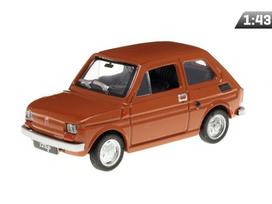 Model 1:43, FIAT 126P PRL, brązowy 1