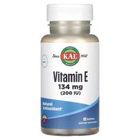 KAL, Vitamin E, 134mg (200IU), 90 softgels