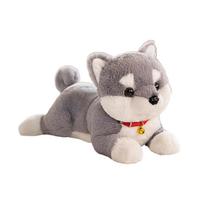 Shiba Inu Dog Plush Cute Interior Decor S.T.S.G Toy, Cushion, Fluffy, Soft, Decoration, (Gray Approx. 50cm) gray