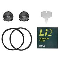 BONT BOA Zero+ Dial D Kit - Gunmetal/Black Lace, 1 piece black