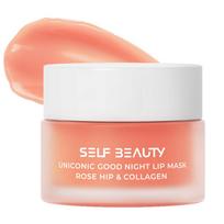 Self Beauty Unicorn Good Night Lip Mask 14.5g, Rosehip & Collagen, 1 piece brown