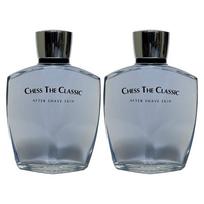 2 pieces) Chess The Classic Aftershave Skin 130ml, 130ml, 2 pieces black