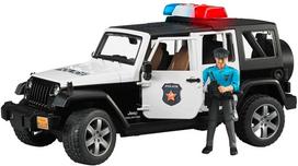 bruder Džipas policijos automobilis su figūrėle BR02526 black