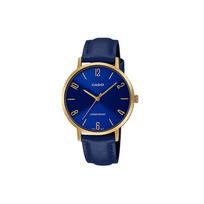 CASIO STANDARD Quartz Movement Leather Strap Watch Women's Watch Blue Dial LTP-VT01GL-2B Blue Dial blue