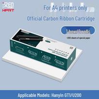 HPRT GT1/U200 Thermal Transfer Printer Ribbon & Paper Refill Set