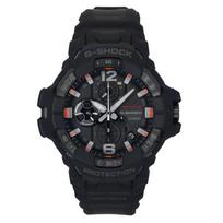 Casio „G-Shock Master Of G-Air Gravitymaster“ analoginis išmaniojo telefono jungtis, juodas ciferblatas saulės GR-B300EC-1A 200M vyriškas laikrodis juoda