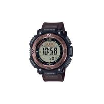 CASIO vyriškas PRO TREK pilkas laikrodis PRW-3400Y-5PR PRW-3400Y-5PR Brown Strap gray