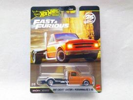 Unopened Hot Wheels Premium Fast Furious 1967 CHEVY CUSTOM PERSONNALISE Chevy Towing Truck Fast Furious (SQ2374) & / C-10 & yellow