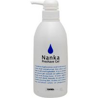 Plunksnos skutimosi gelis Nanka Pre-Shave Gel H 500g japoniškas produktas, bazinis pasirinkimas, 1 vnt. white