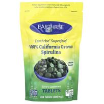 Earthrise, 100% California-grown spirulina, 3,000 mg, 360 tablets (500 mg per tablet)