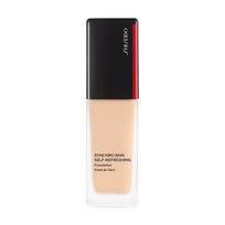 SHISEIDO Makiažas Synchro Skin Makiažo pagrindas 130 Opalas 30g Makiažo pagrindas Skystas Bekvapis Skystas makiažo pagrindas Nelygios spalvos maskavimas Skaidrus makiažas Ilgai išliekantis beige
