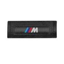 Soft Plush Cushioned Car Roof Grab Handle Protective Cover M Performance Interior Decor Sleeve Fit BMW M3 M5 X1 X3 E90 E91 M1 black