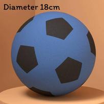 Tylus Sportinis Futbolo Kamuolys PU Medžiaga Vaikams ir Vaikams Žaidimui Viduje Diameter 18cm mėlyna