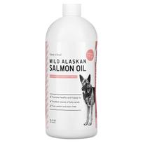 Chew + Heal, Wild Alaskan Salmon Oil, For Dogs, 946 Ml (32 Fl Oz) white