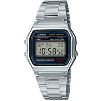 Casio Unisex A158WA-1JH (Standartinis laikrodis) „Square Watch“ sidabrinė derva, skaitmeninė gray