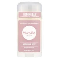 Humble Brands, Deodorantas be aliuminio, Maroko rožė, 2,5 uncijos (70 g) white