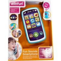 WinFun Kūdikių įrašymo funkcijos išmanusis telefonas Korėjietiški vaikiški žaislai blue