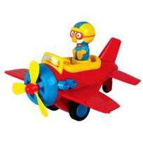 Startoy Pororo Stumiamas ir važiuojantis lėktuvas su atlenkiamu sparnu, įvairių spalvųPopuliarios korėjiečių lėlės ir žaislai yellow