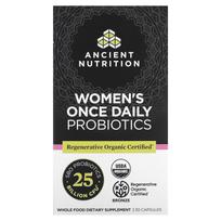 Ancient Nutrition, Once Daily Women's Probiotic, 25 Billion CFU, 30 Capsules