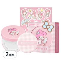 Green Finger Moist Sunpact Soft Block My Melody Edition SPF 50+ PA++++ 16g + My Melody Sticker Set, 2 sets pink