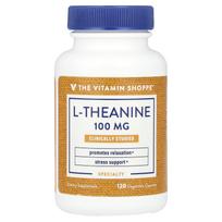 The Vitamin Shoppe, l-theanine, 100mg, 120 veggie capsules