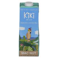 Kiki pienas, ekologiškas riešutų ir sėklų pienas, makadamijos riešutų, 32 fl oz (946 ml) gray