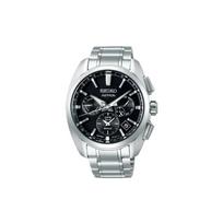 SEIKO ASTRON ASTRON serijos saulės energija maitinamas GPS radijo bangų verslo ir laisvalaikio saulės kvarcinis laikrodis su titano apyranke 42,8 mm vyriškas laikrodis juodas ciferblatas SBXC067 juoda