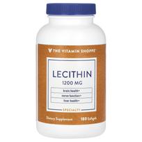 The Vitamin Shoppe, lecithin, 1,200 mg, 180 softgels
