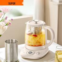 SUPOR 1.5L Smart Glass Wellness Kettle CN plug (adapter included) beige