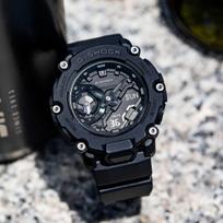 Casio G-SHOCK GA-2200BB-1AJF [G-SHOCK 20 atm vandeniui atsparus CARBON CORE GUARD GA-2200] Apvalus laikrodis
