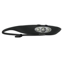 Japanese KNOG Headlight Bandicoot 250 Lumens Black Waterproof USB Rechargeable Lightweight 4 LED Silicone Band Authentic Outdoor Headlamp Free Size juoda