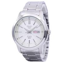 Vyriškas laikrodis „Seiko 5 Automatic 21 Jewels SNKM83 SNKM83K1 SNKM83K“ balta