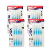 Kent interdental brush blue 0.4mm, 8 pieces, 4 pieces white